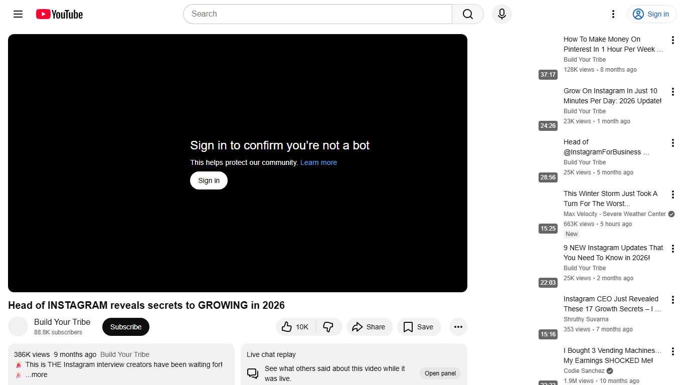 Head of INSTAGRAM reveals secrets to GROWING in 2026 - YouTube